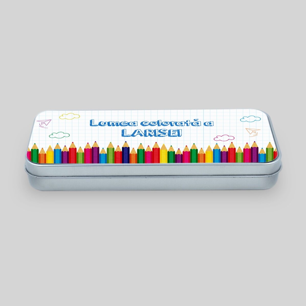 Estuche personalizado con texto - Un mundo lleno de color