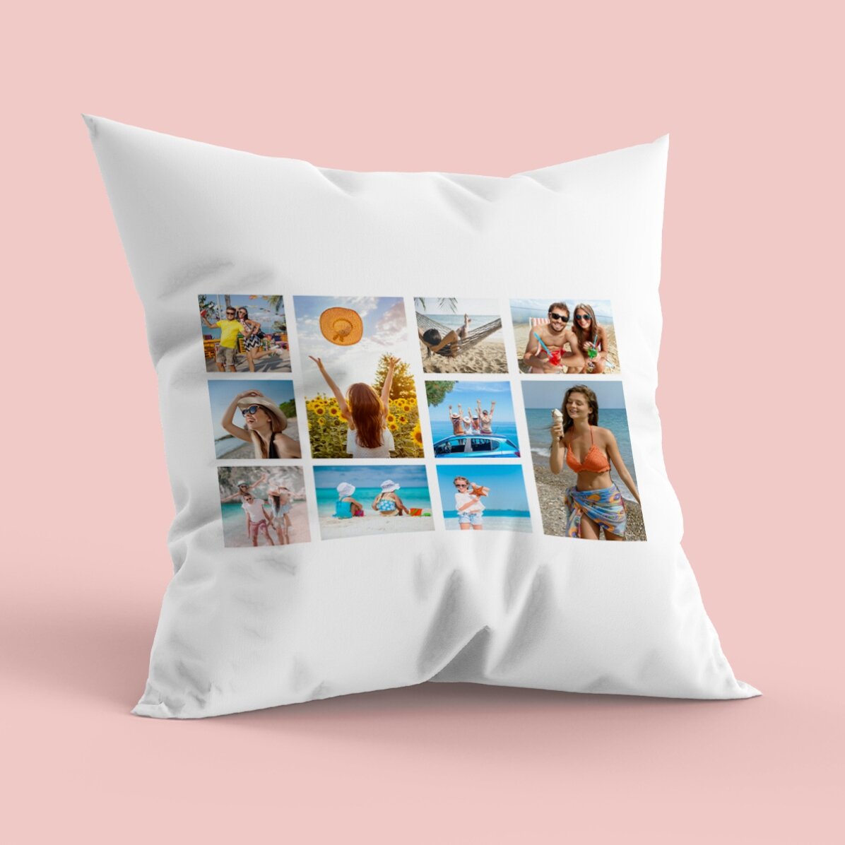 Almohada personalizada con 10 fotos