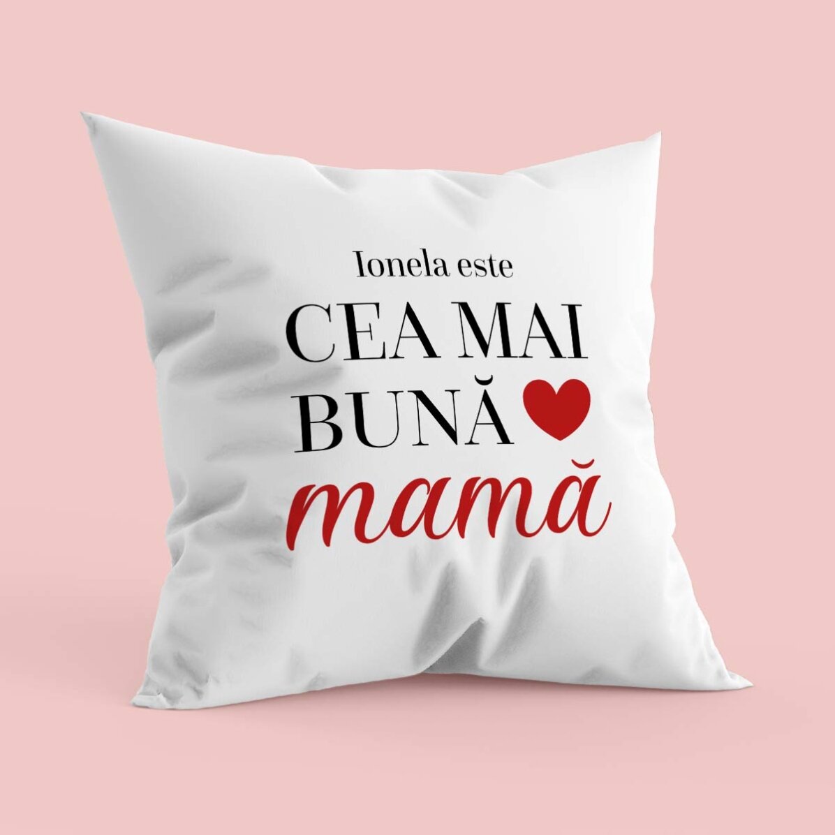 Cojín personalizado con mensaje para los padrinos