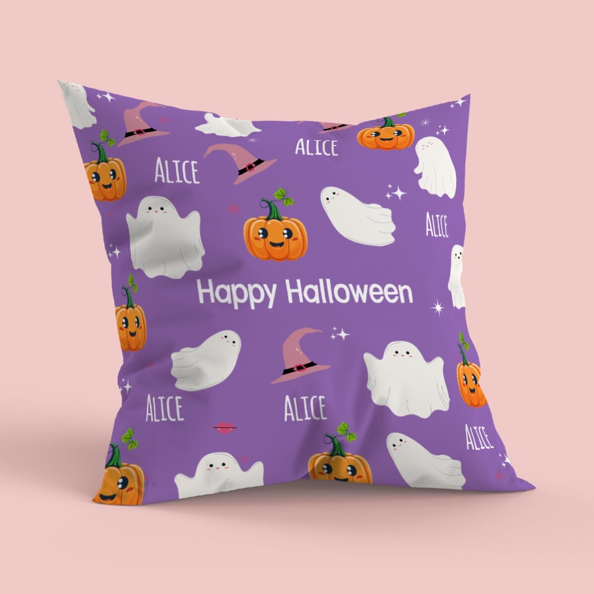 Cojín personalizado con texto - Cute Halloween