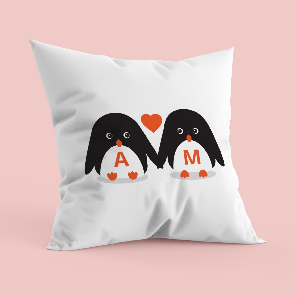 Almohada personalizada - Pingüinos