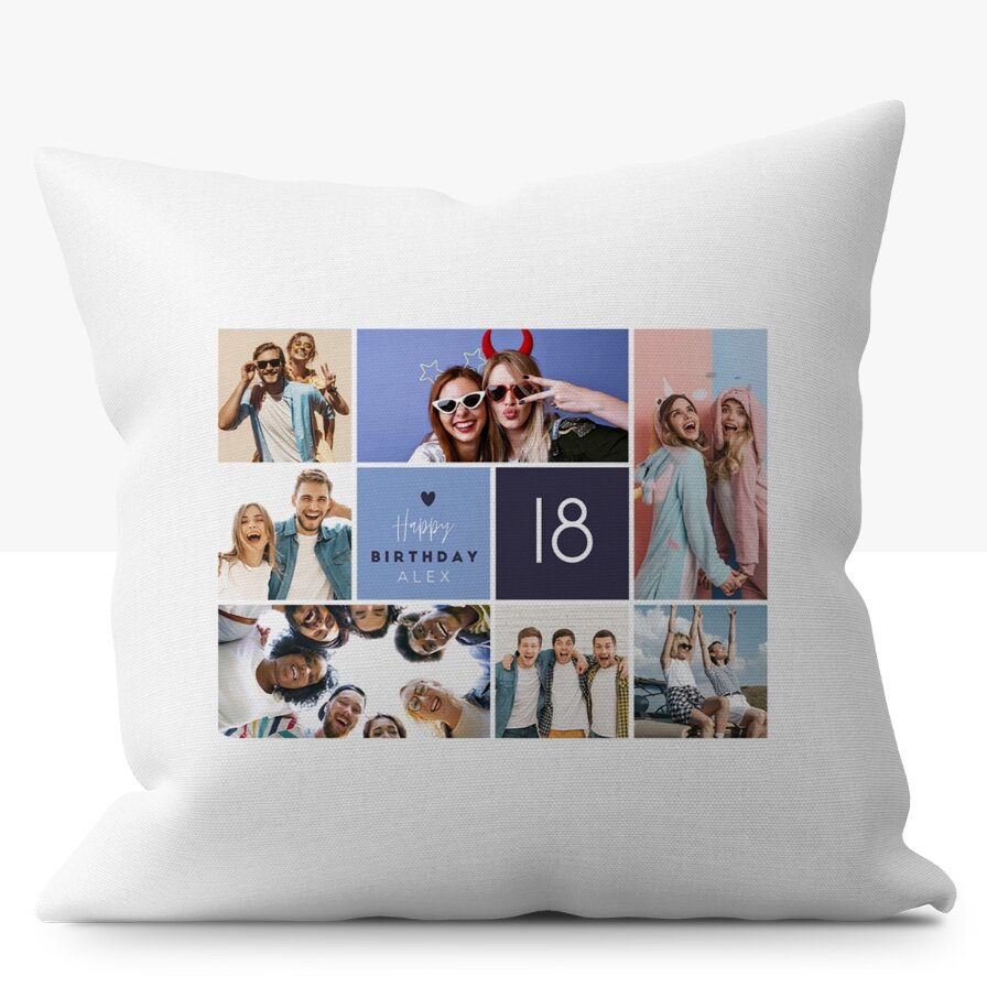 Cojines personalizados para cumpleaños