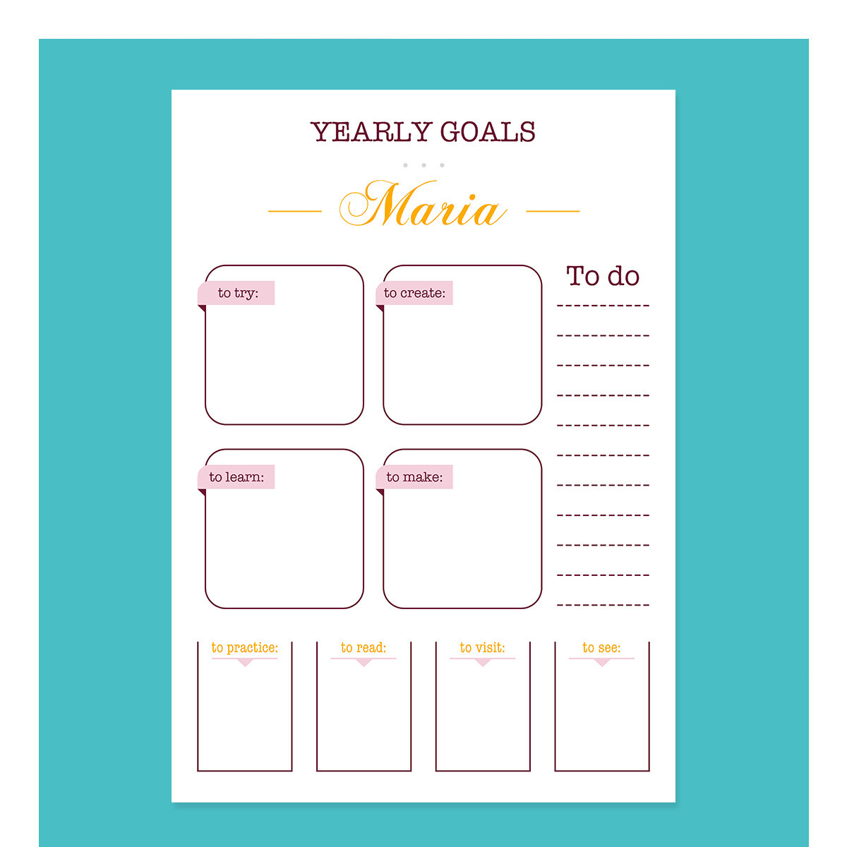 Agendas personalizadas