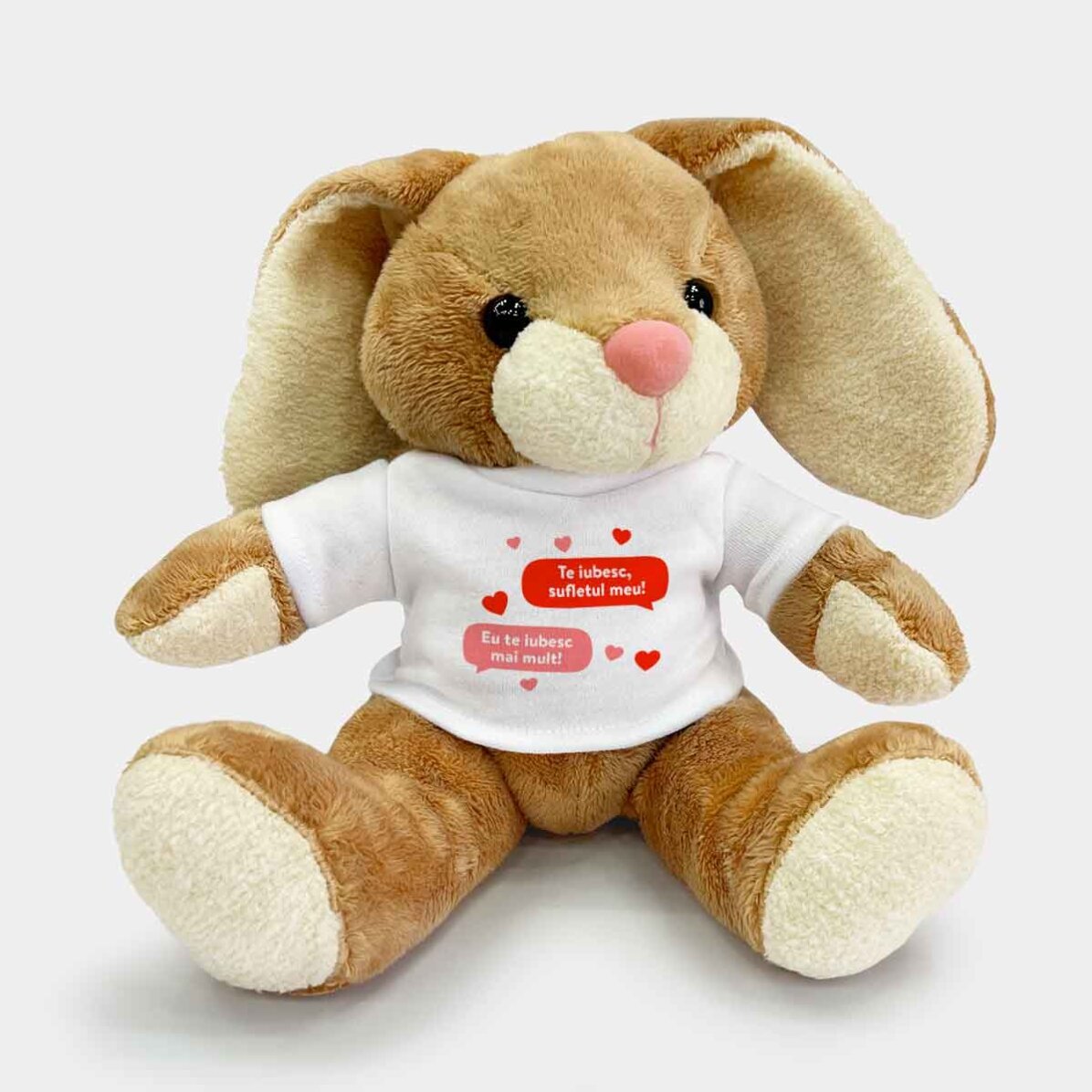 Conejito personalizado con texto - Mensajes de amor