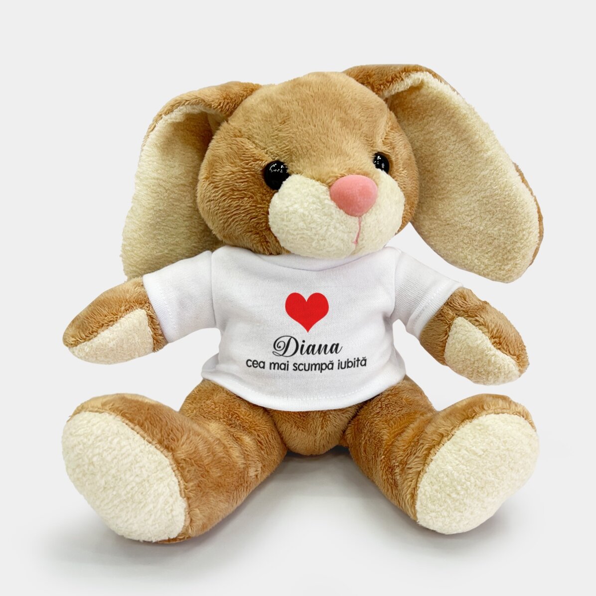 Conejito personalizado con un nombre cariñoso