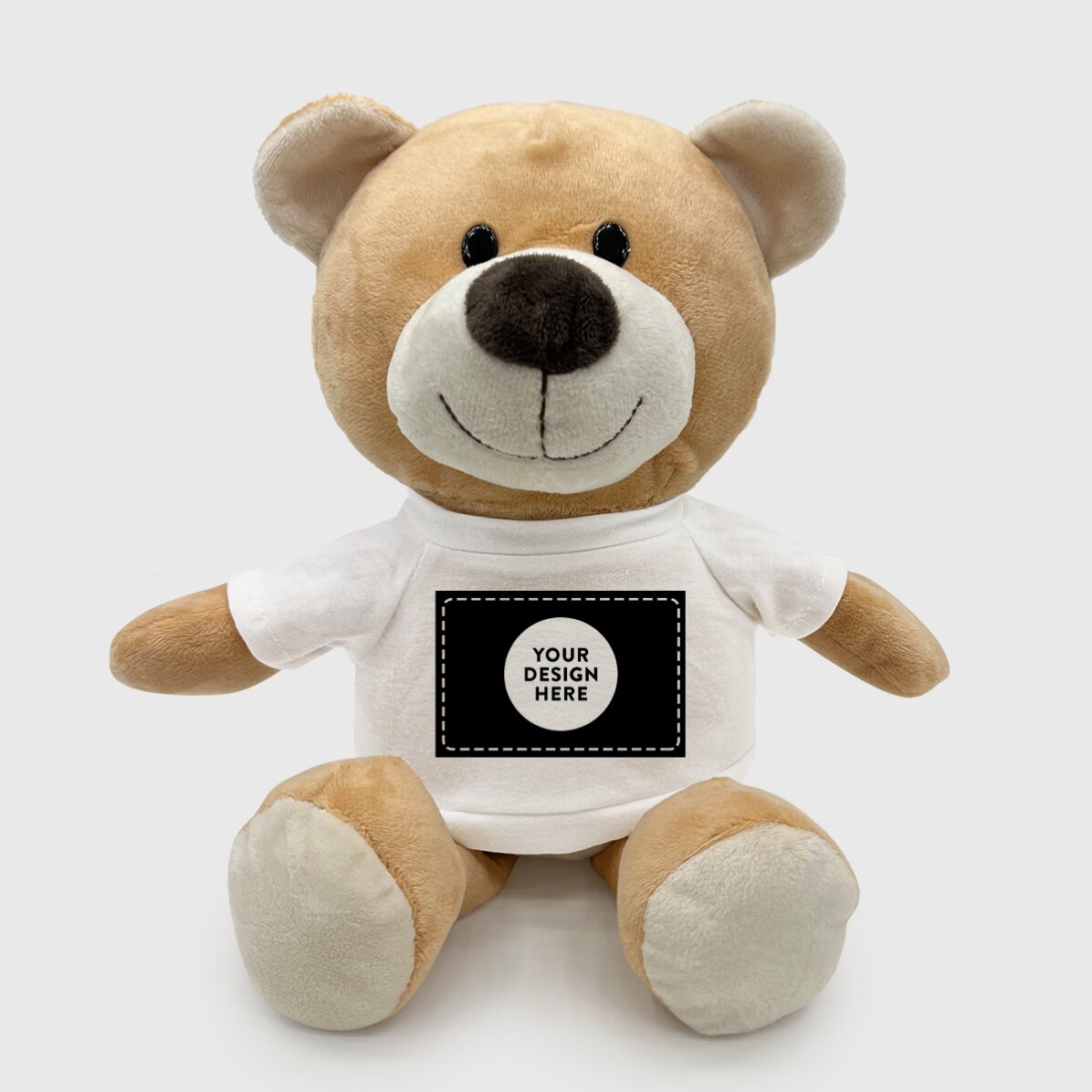 Además, un osito personalizado con tu diseño