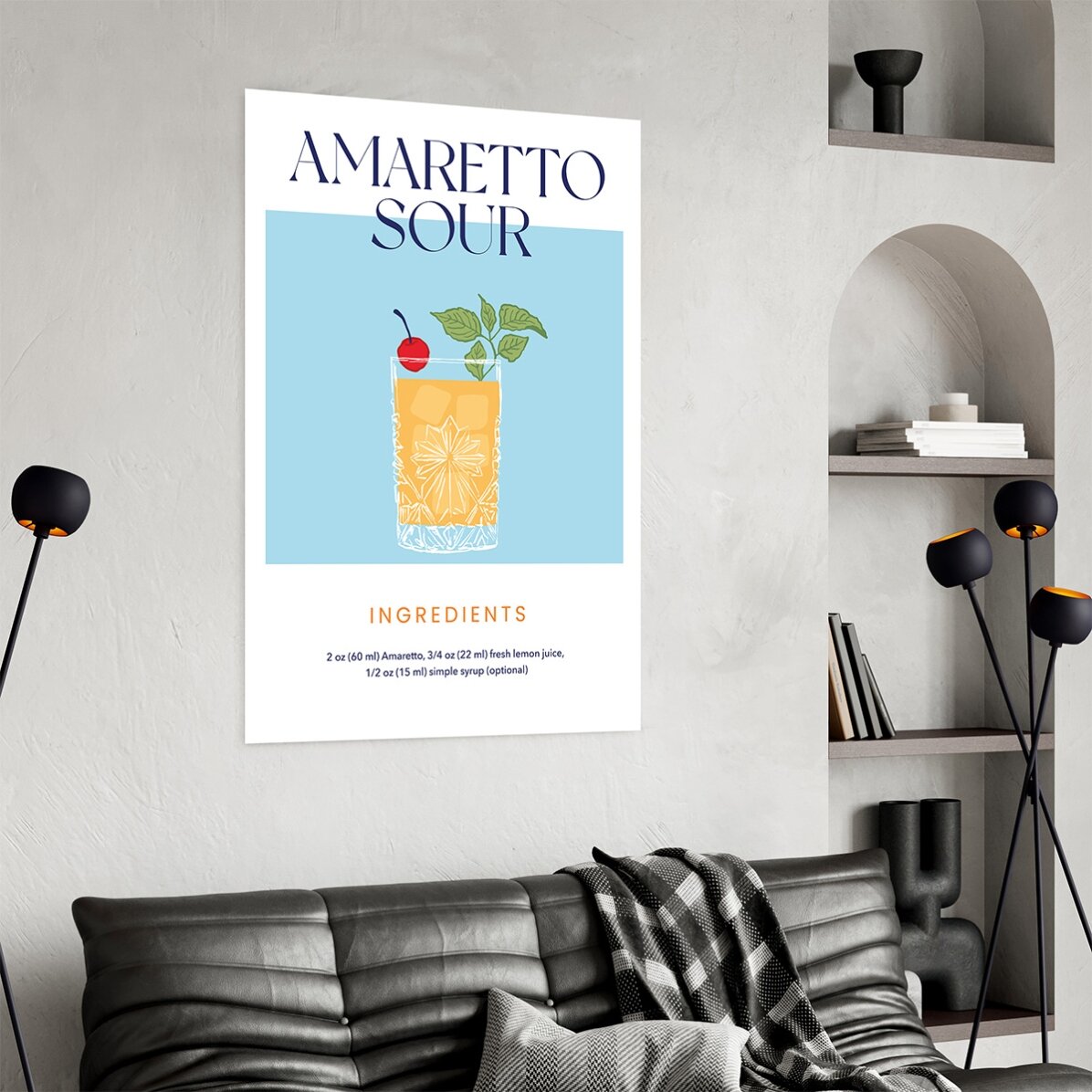 Cartel de Amaretto Sour