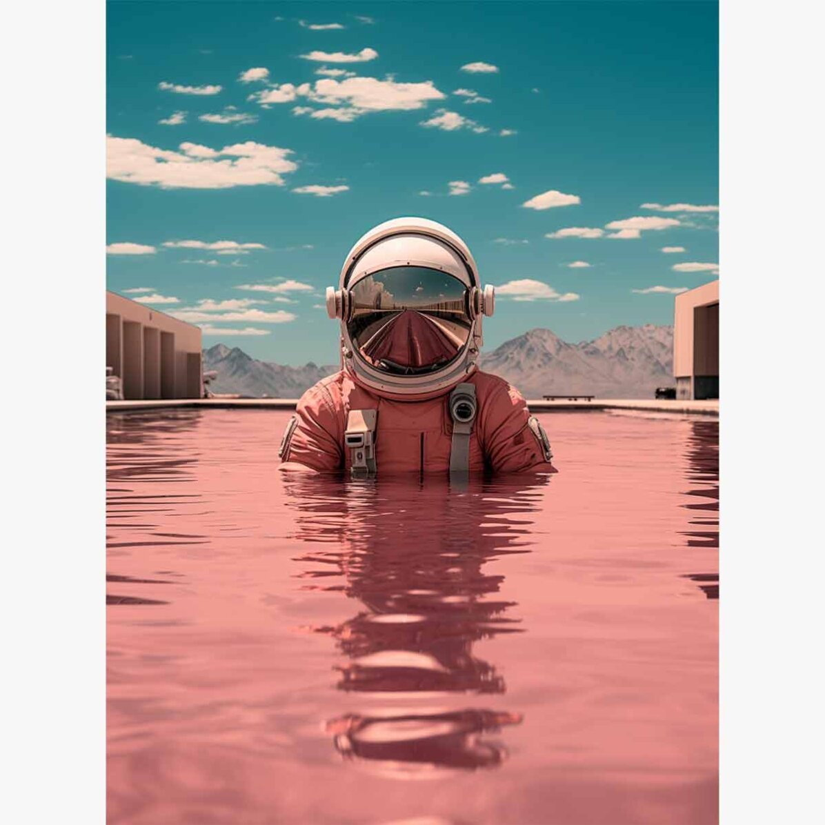 Póster de un astronauta