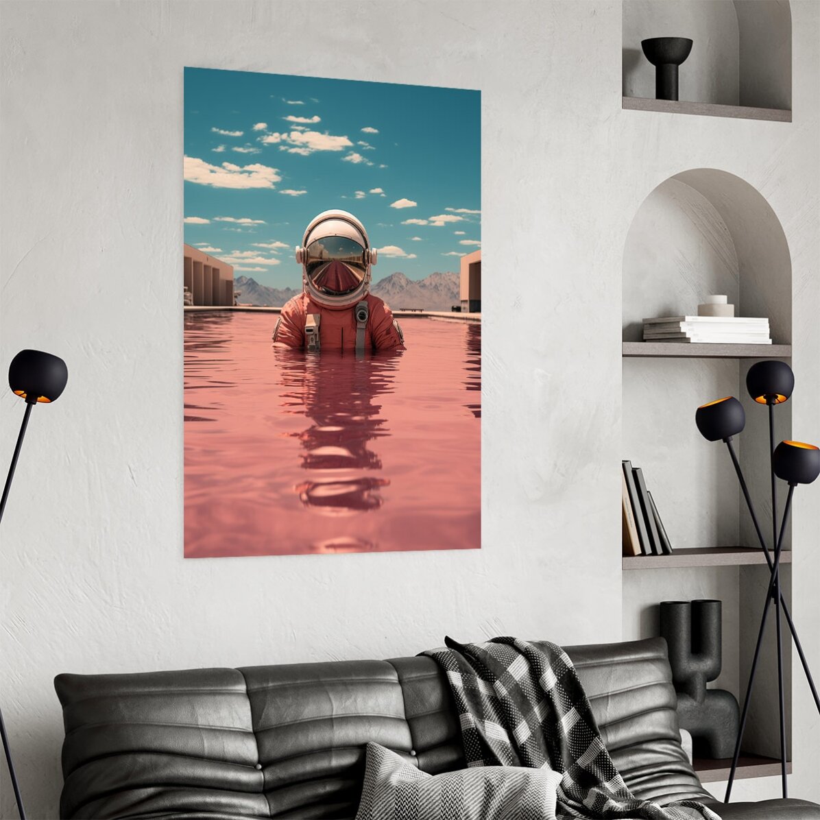 Póster de un astronauta