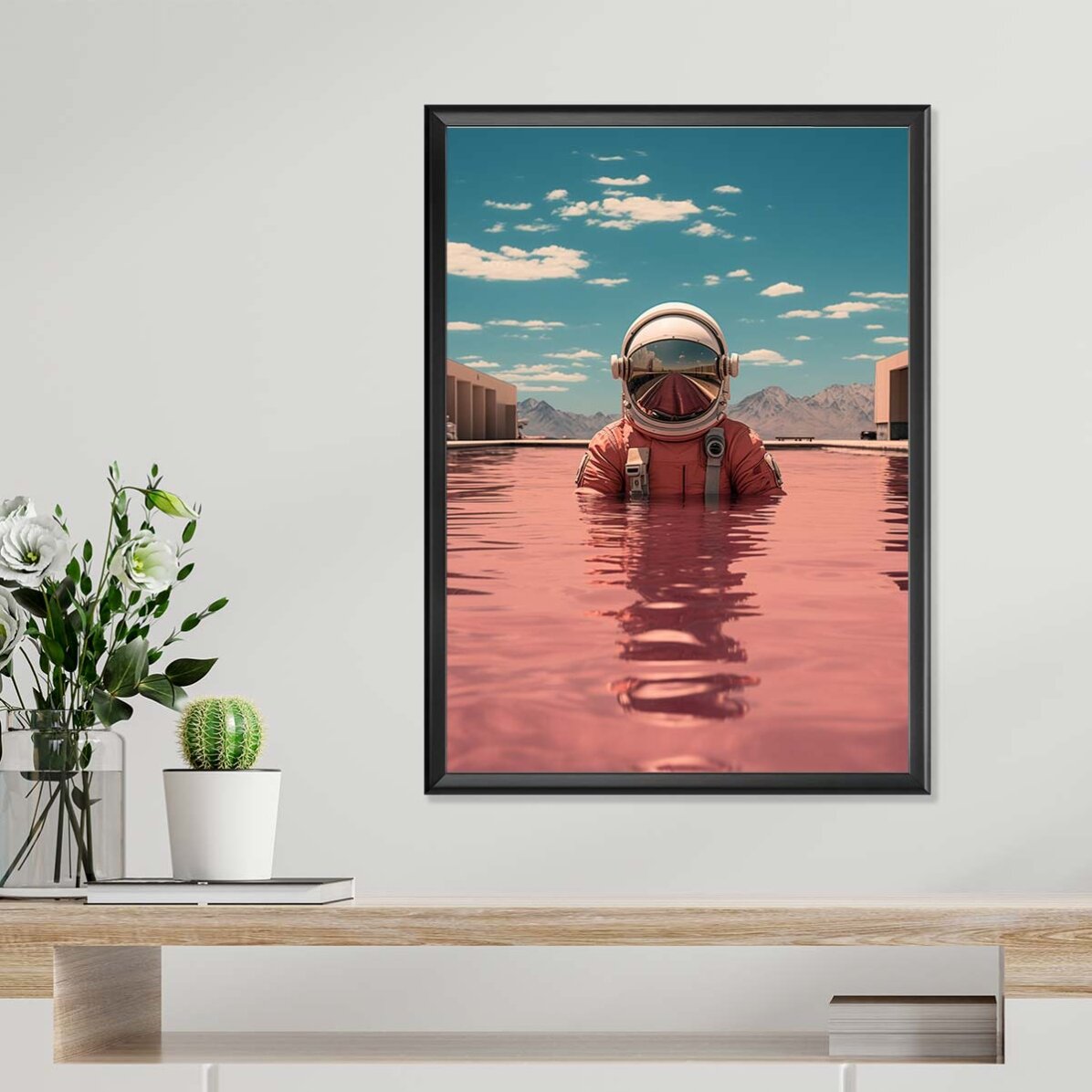 Póster de un astronauta