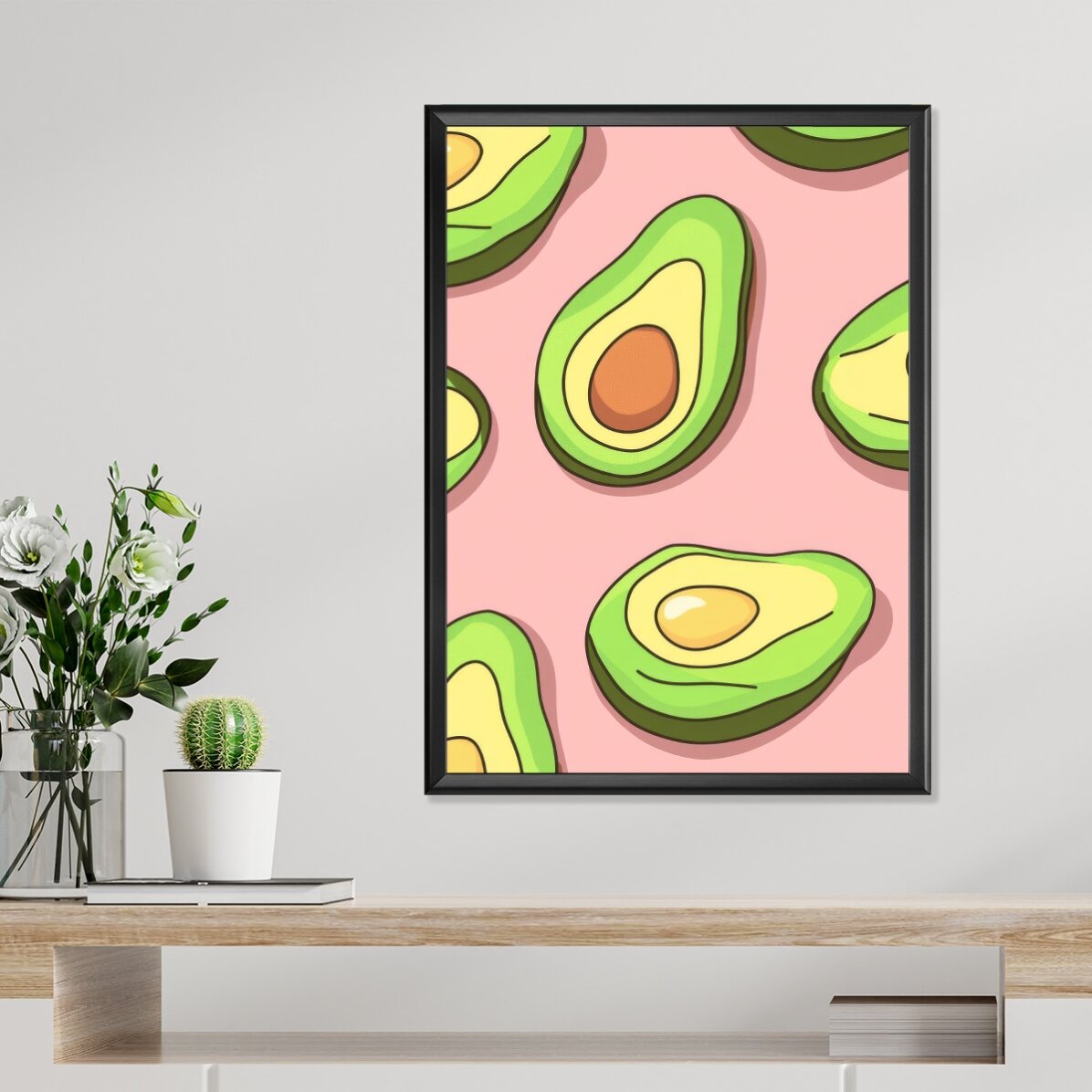 Póster del aguacate