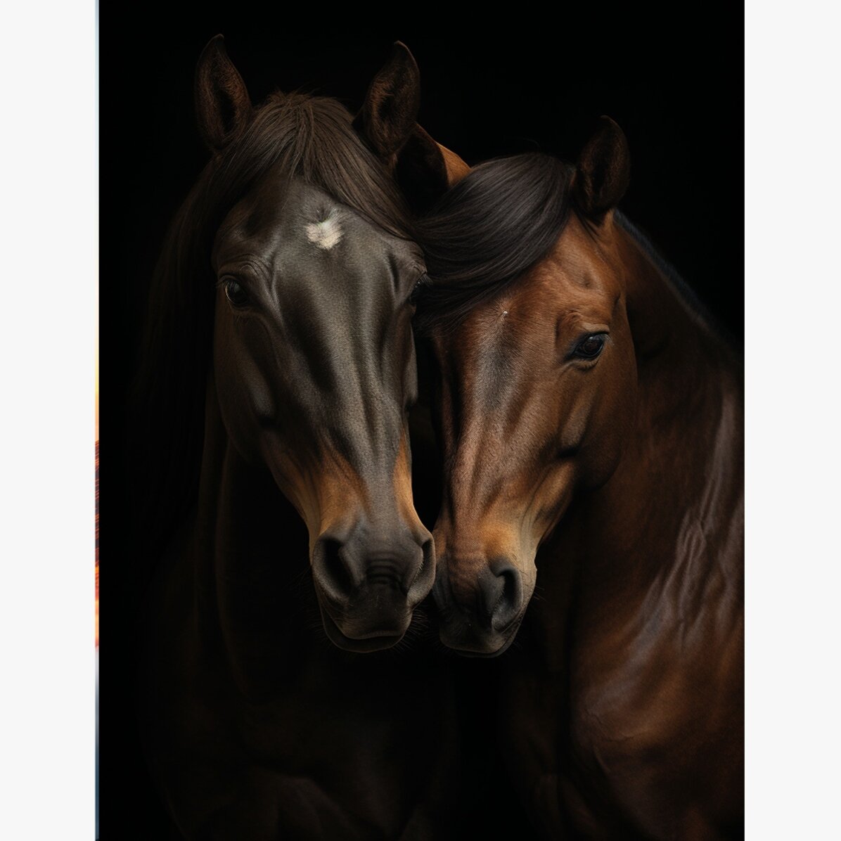 Póster de caballos
