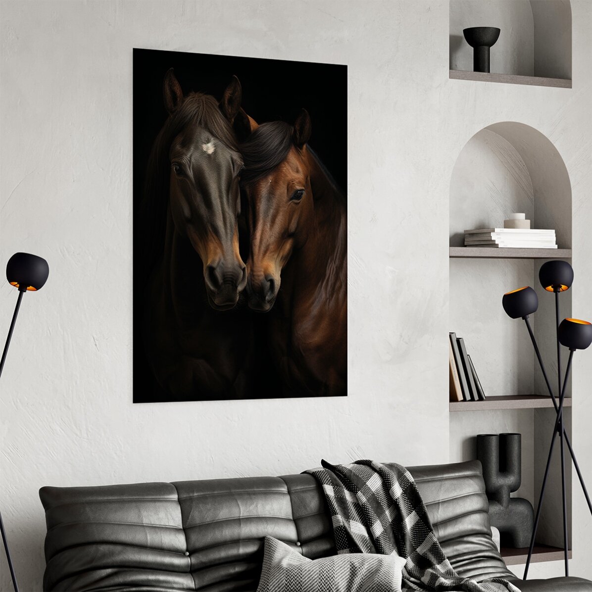 Póster de caballos