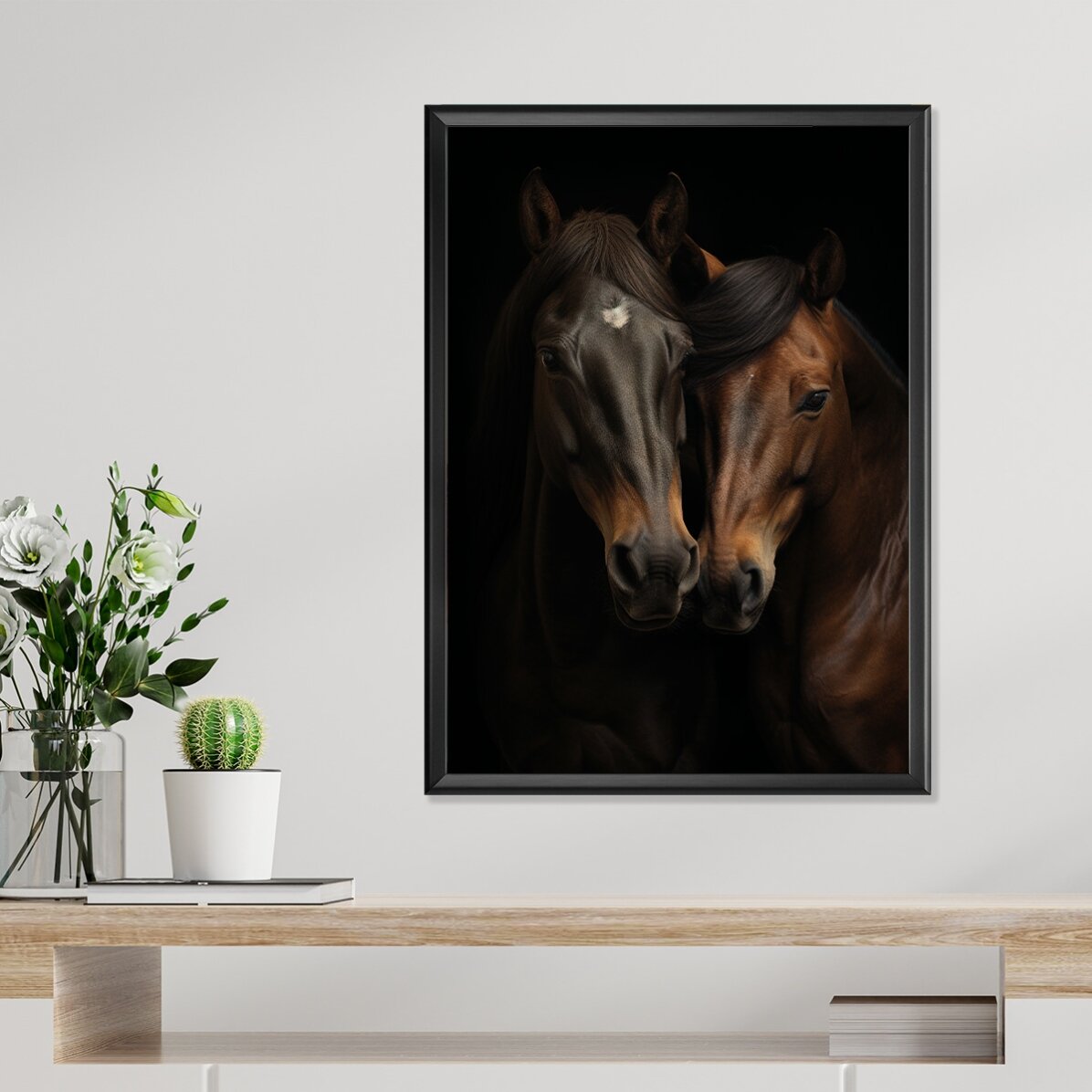 Póster de caballos