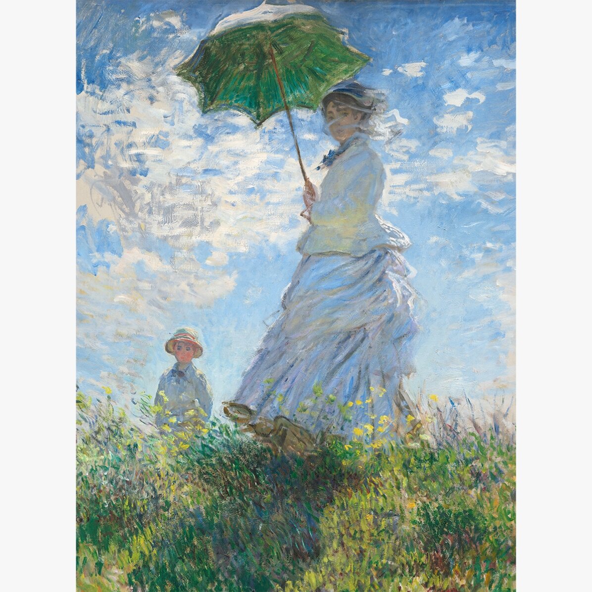 Póster de Claude Monet, «Mujer con paraguas», 1875