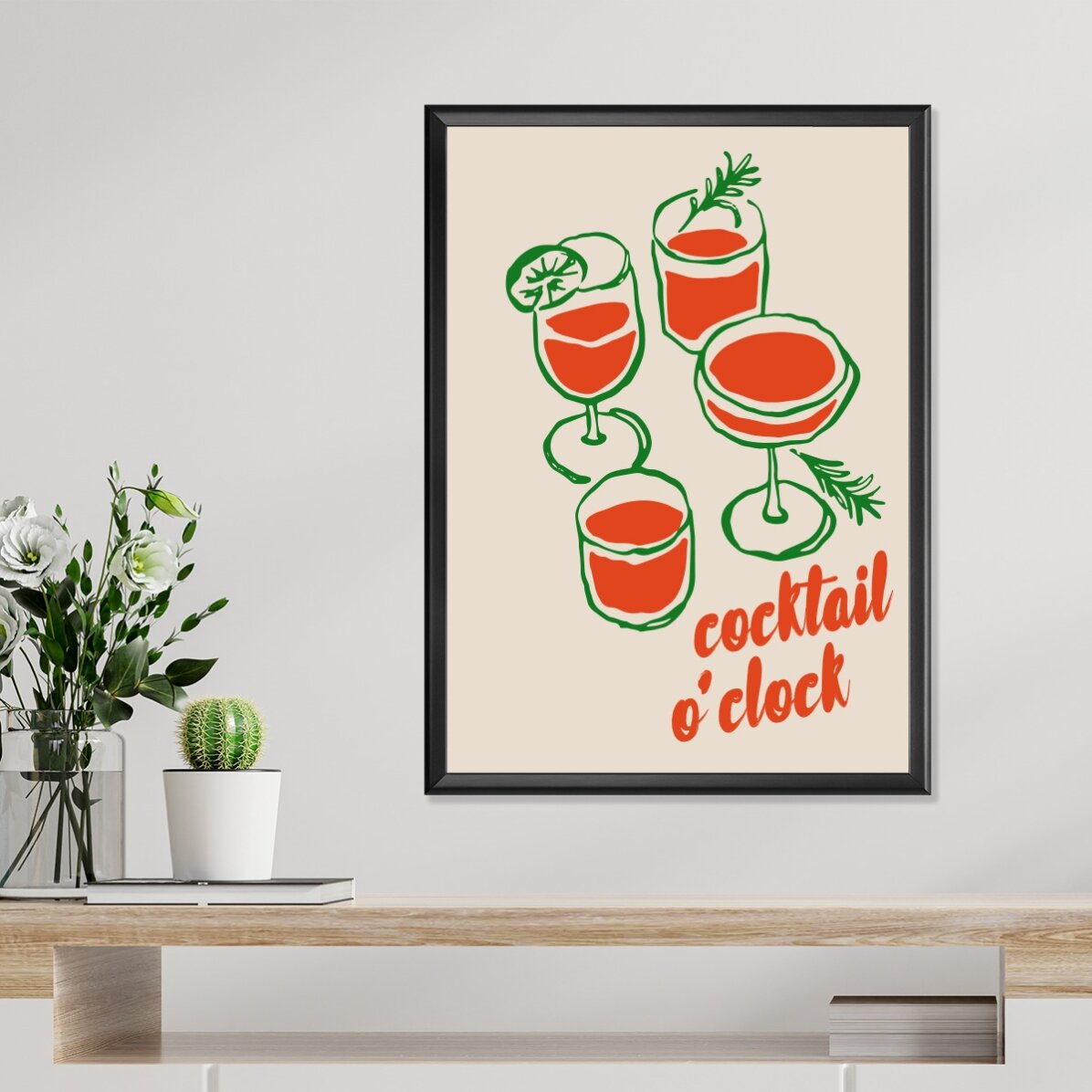 Cartel «Cocktail o