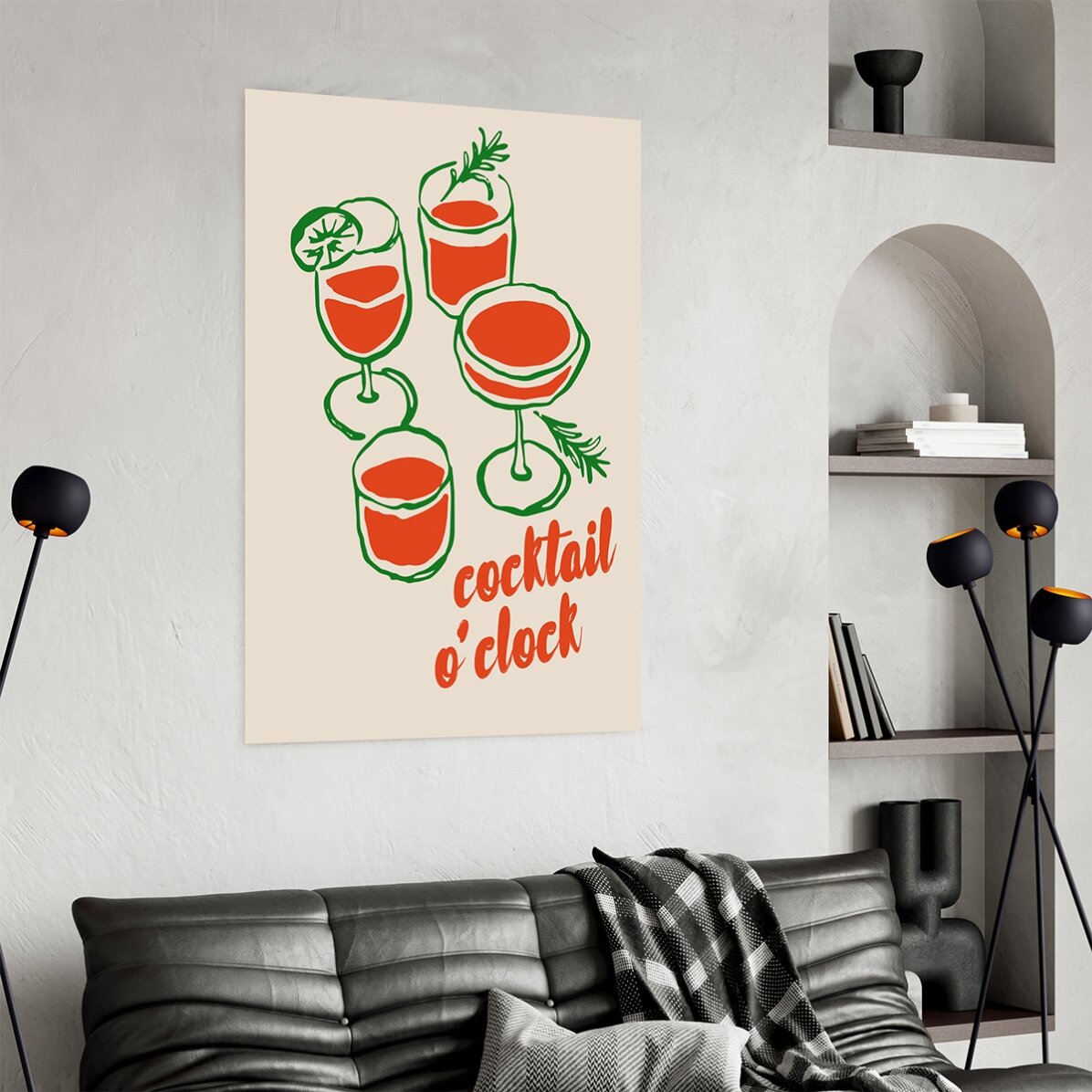 Cartel «Cocktail o