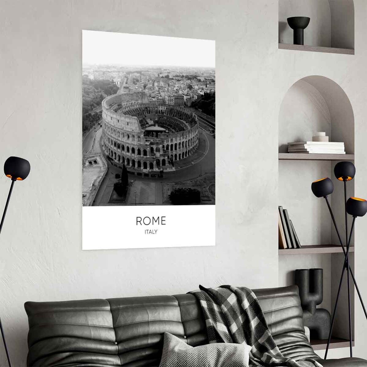 Póster del Coliseo de Roma, Italia