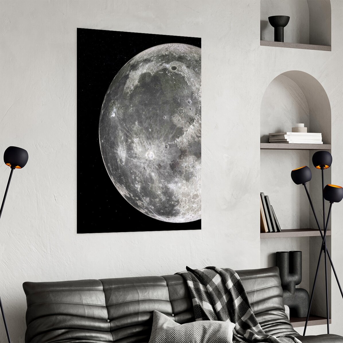 Póster «Detalle de la Luna»
