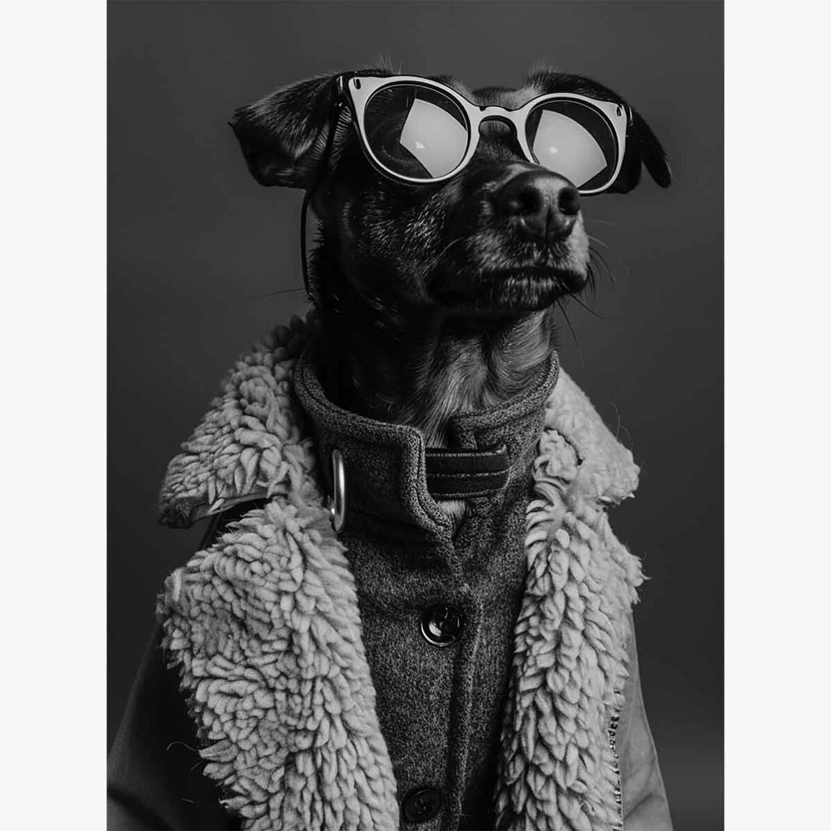 Póster de un perro