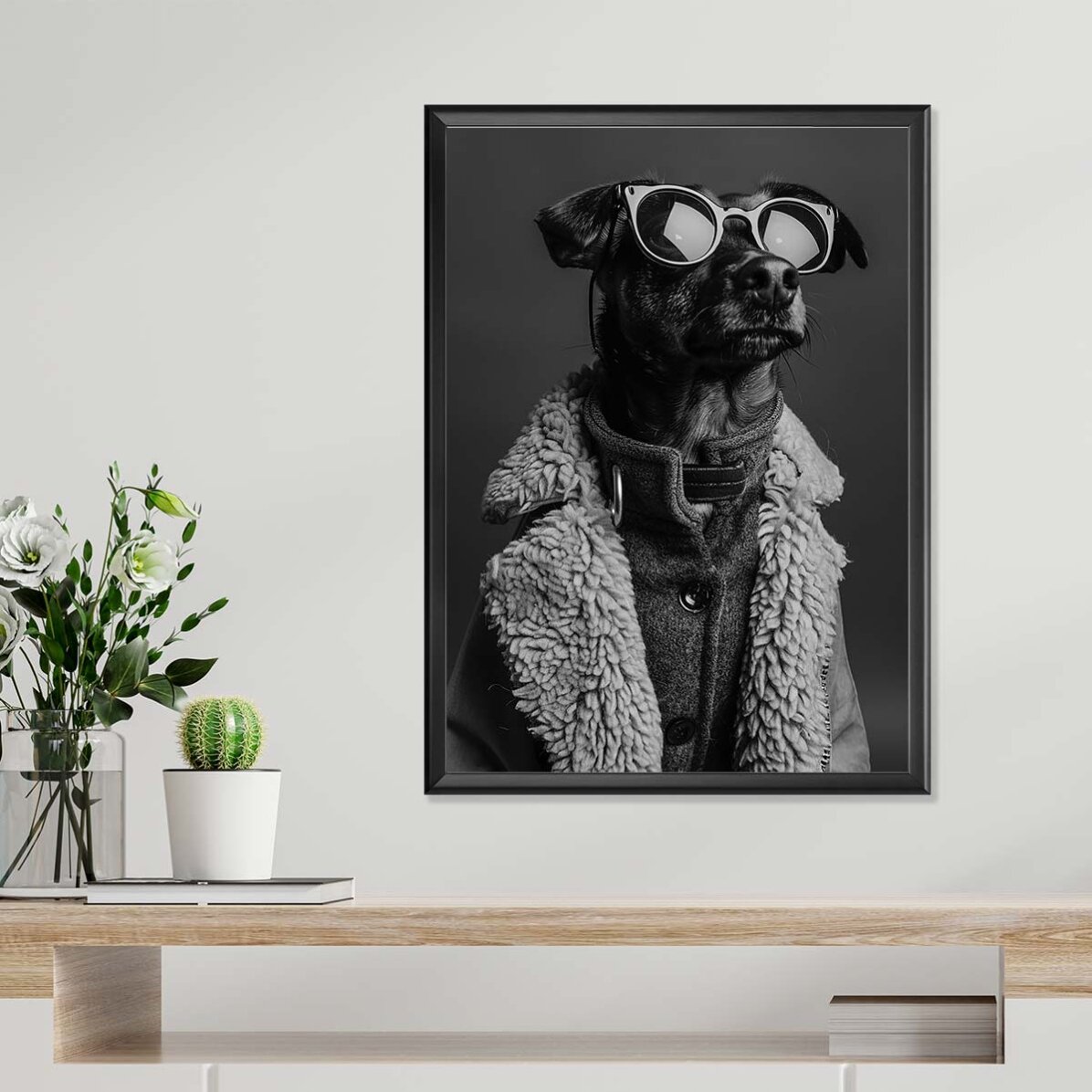 Póster de un perro