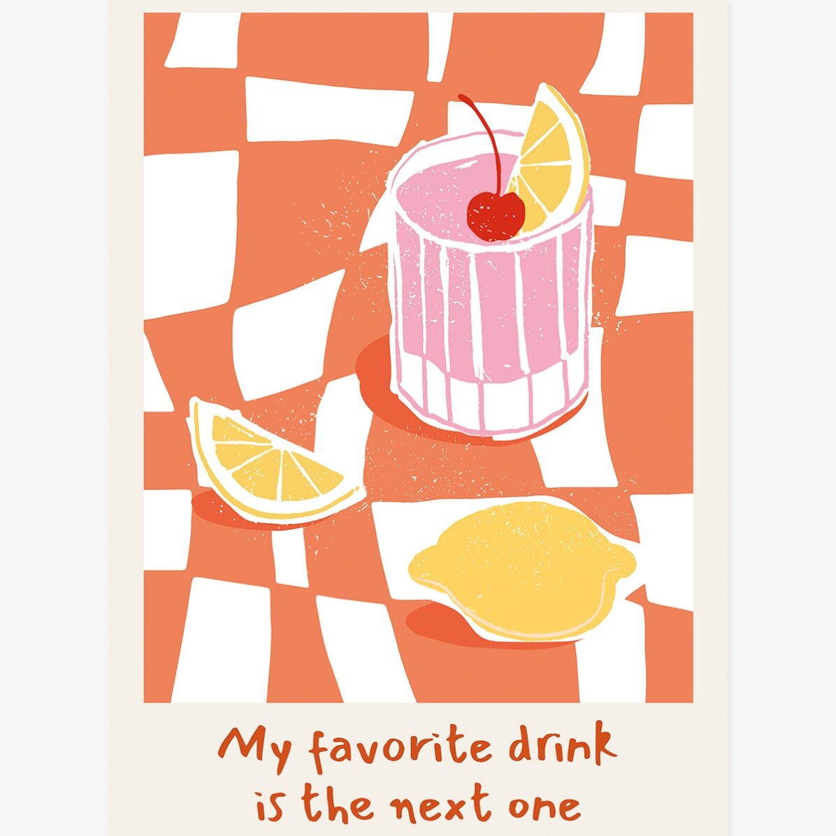 Póster «Mi bebida favorita»