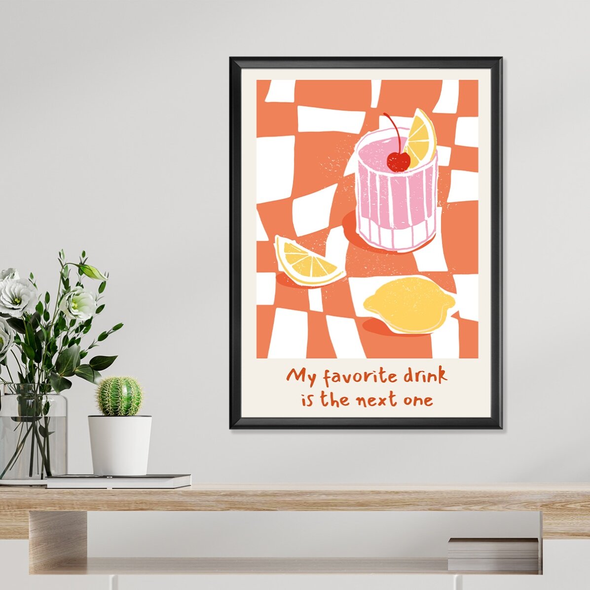 Póster «Mi bebida favorita»