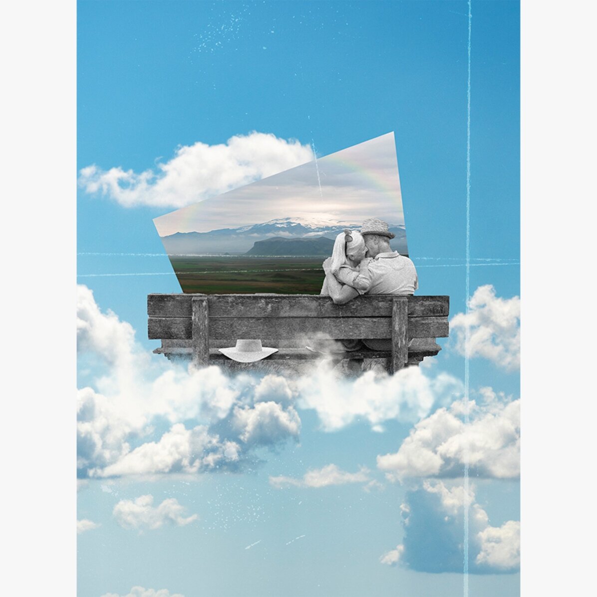 Póster «Amor entre las nubes»