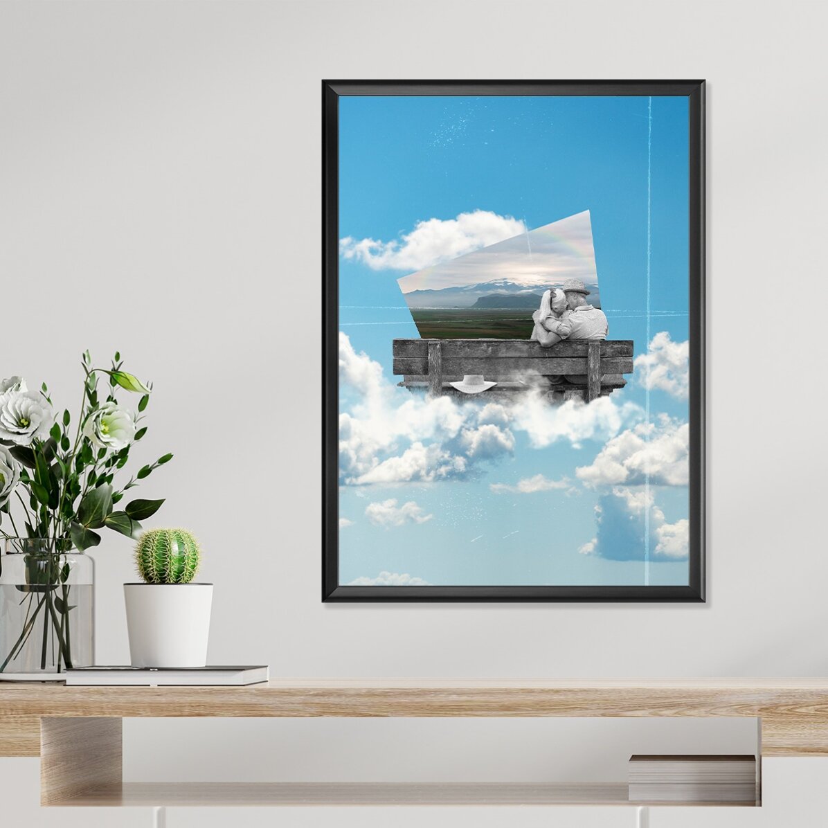 Póster «Amor entre las nubes»