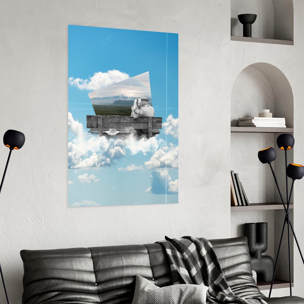 Póster «Amor entre las nubes»