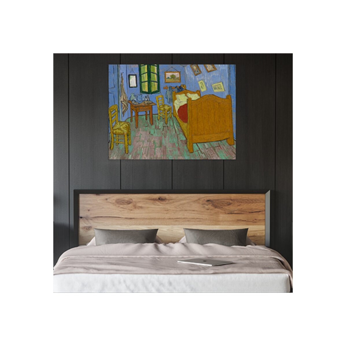 Póster apaisado - Vincent van Gogh - El dormitorio, 1889