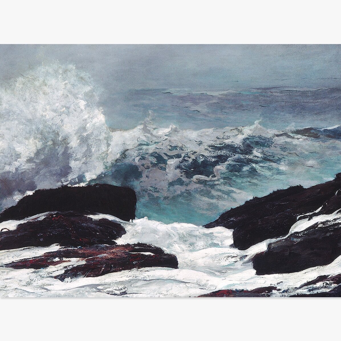 Póster apaisado - Winslow Homer - Northeaster, 1895