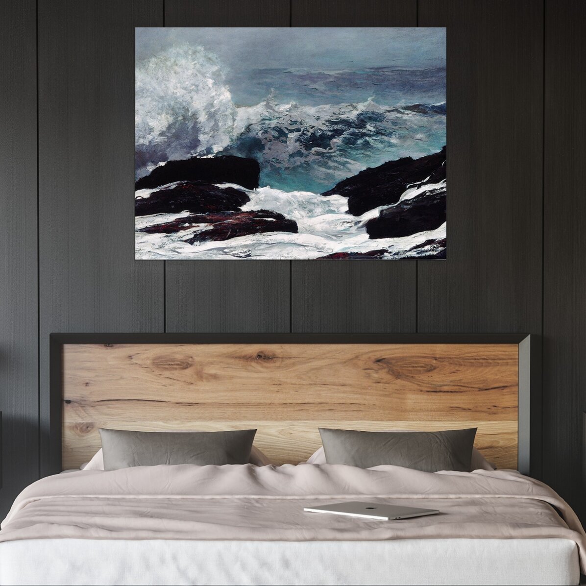 Póster apaisado - Winslow Homer - Northeaster, 1895