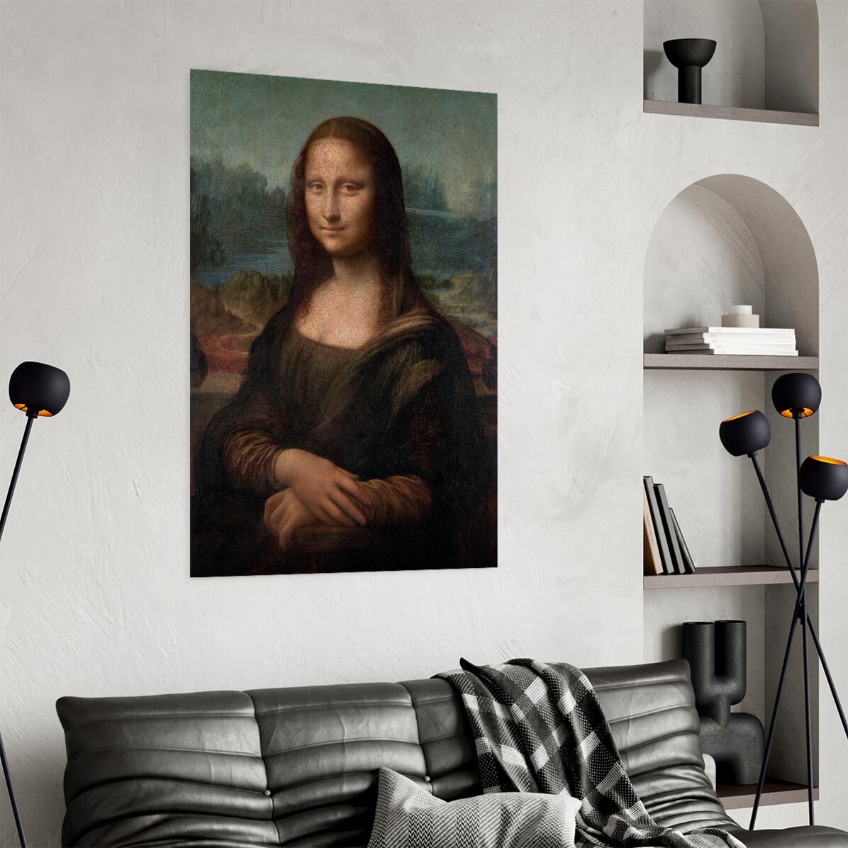 Póster de Leonardo da Vinci, «La Mona Lisa del Giocondo», 1506