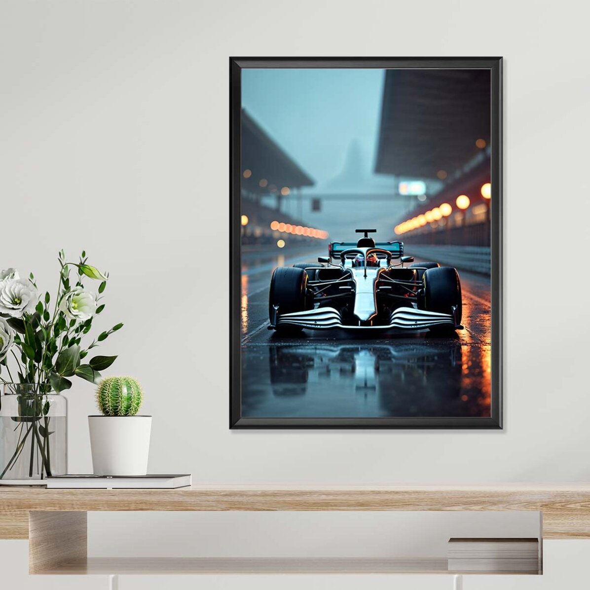 Póster de un coche de Fórmula 1