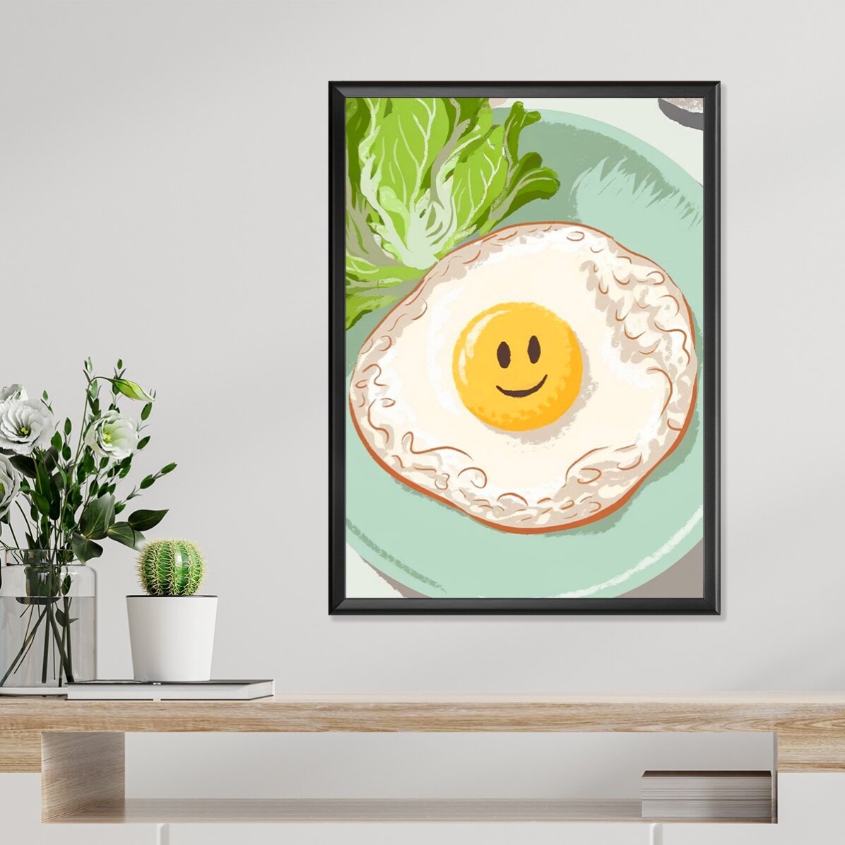 Póster «Huevo con ojo feliz»