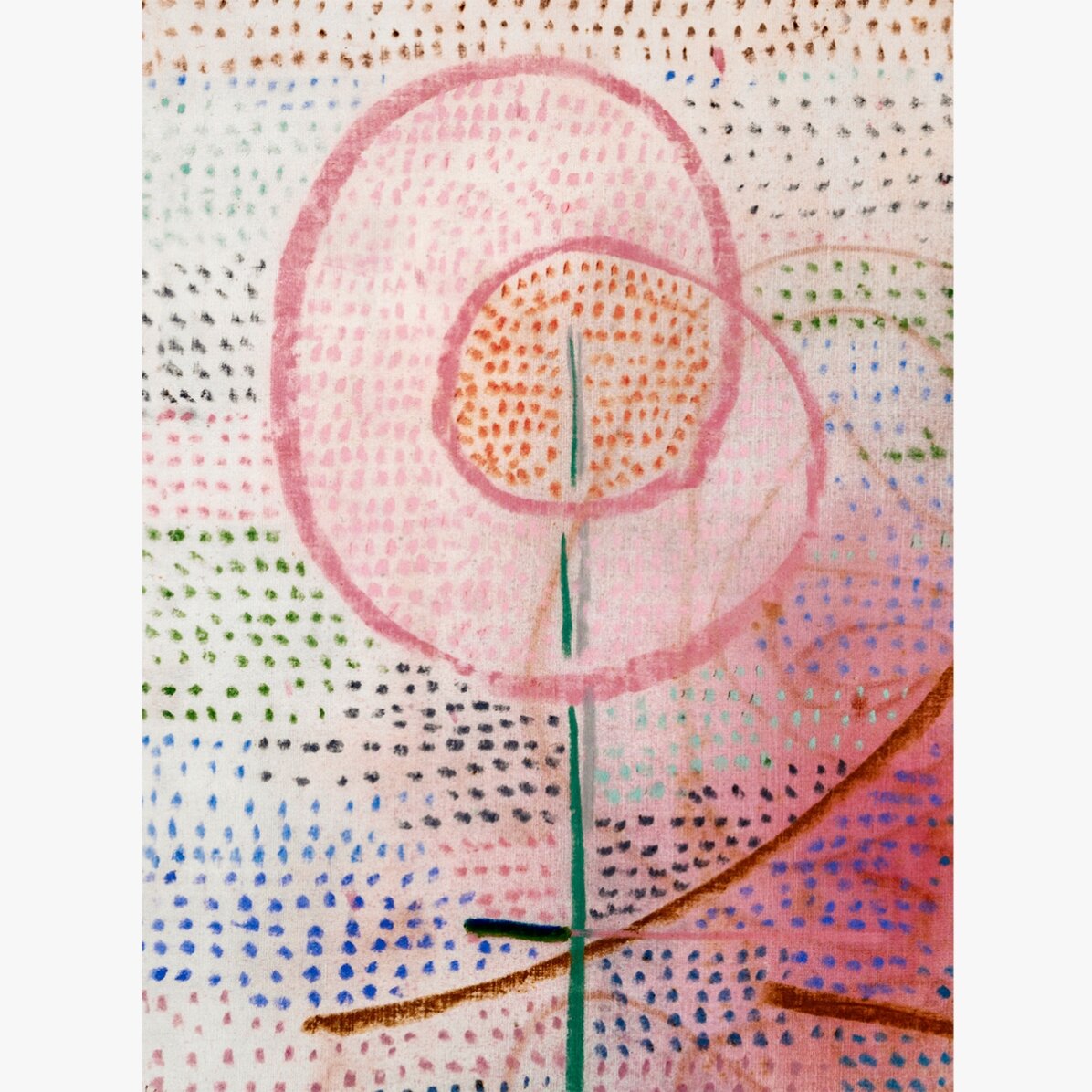 Cartel de Paul Klee, «Blossoming», 1934