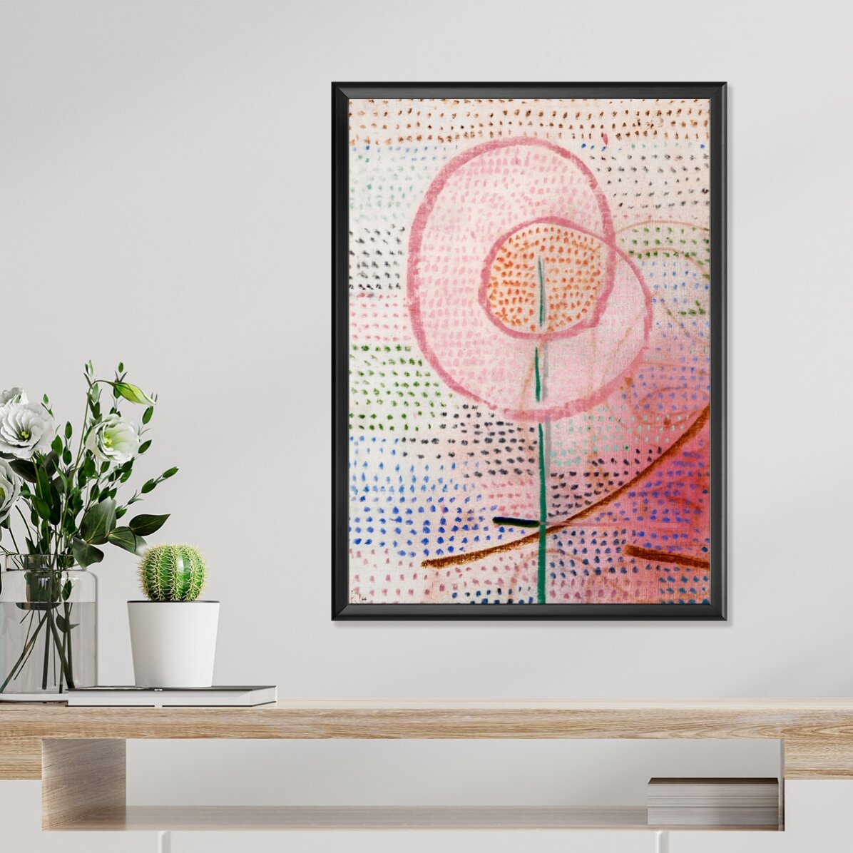 Cartel de Paul Klee, «Blossoming», 1934