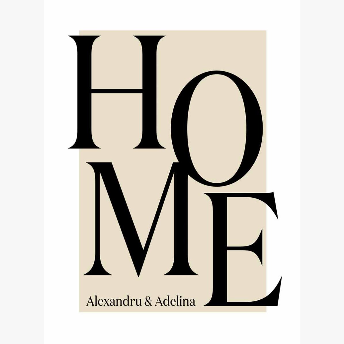 Póster personalizado con texto - Inicio