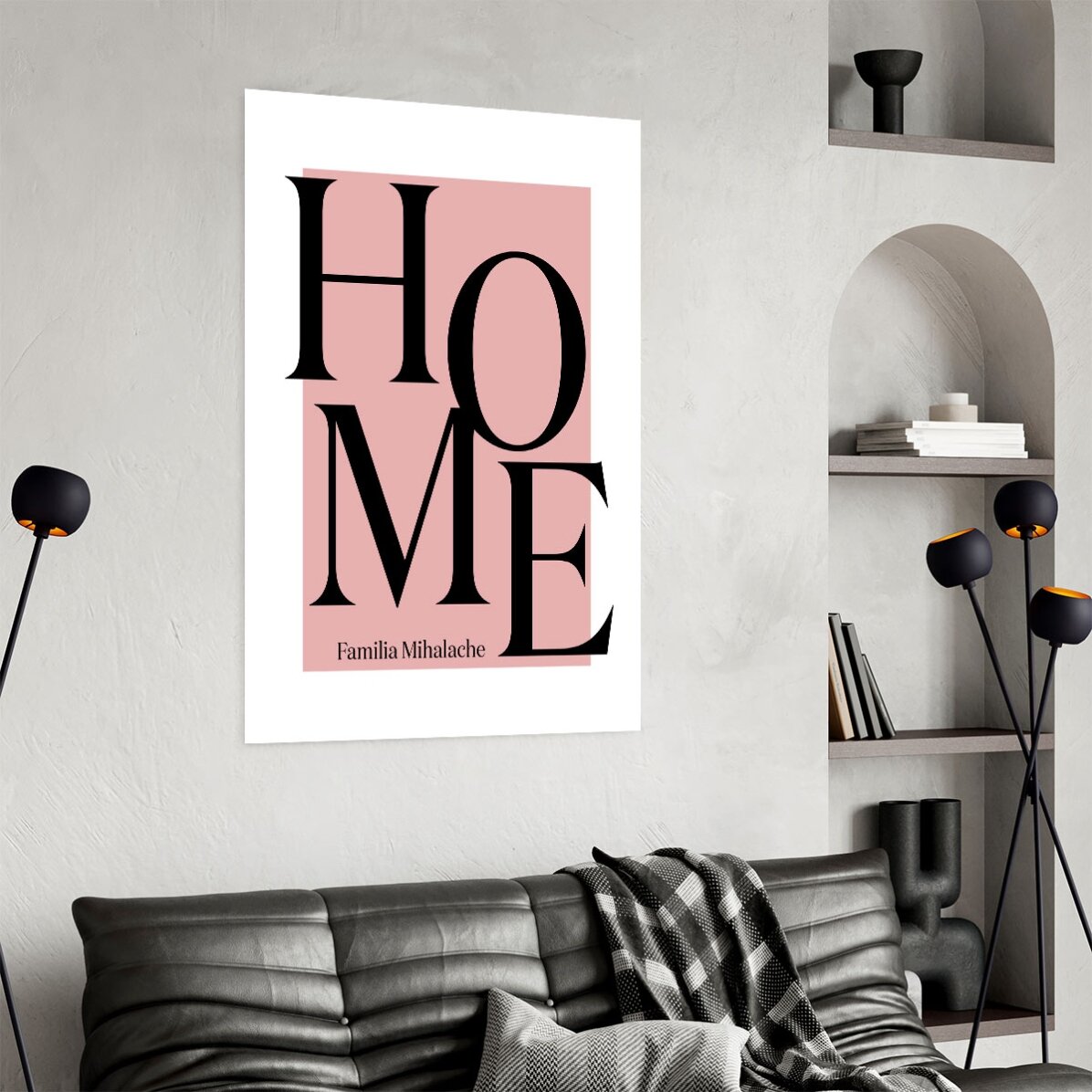 Póster personalizado con texto - Inicio