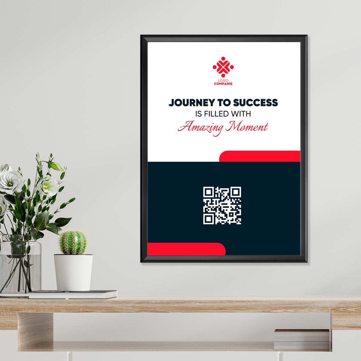 Póster personalizado con texto y logotipo - Journey