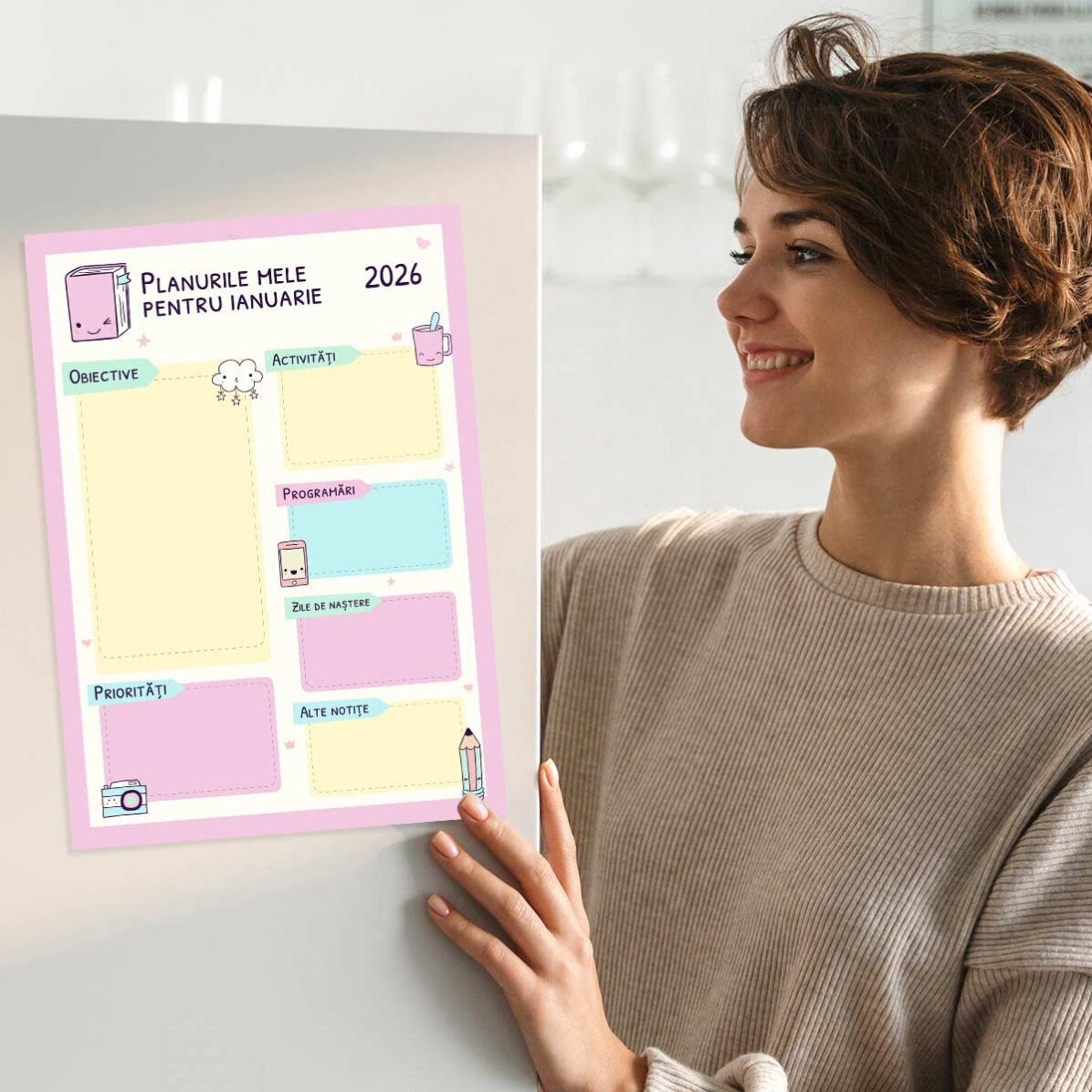 Póster personalizado - Agenda Pastel