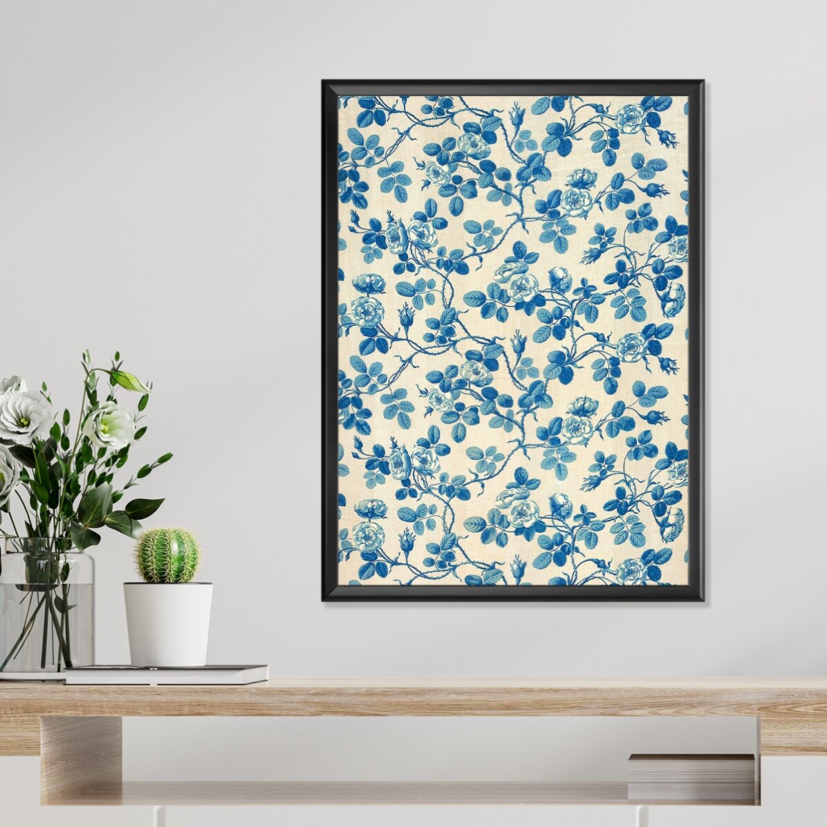 Póster «Plantas azules»