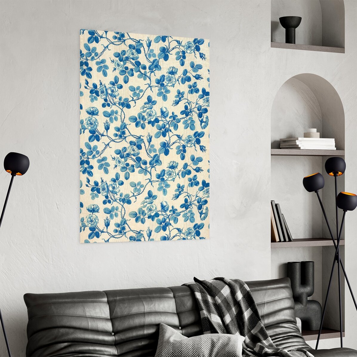 Póster «Plantas azules»