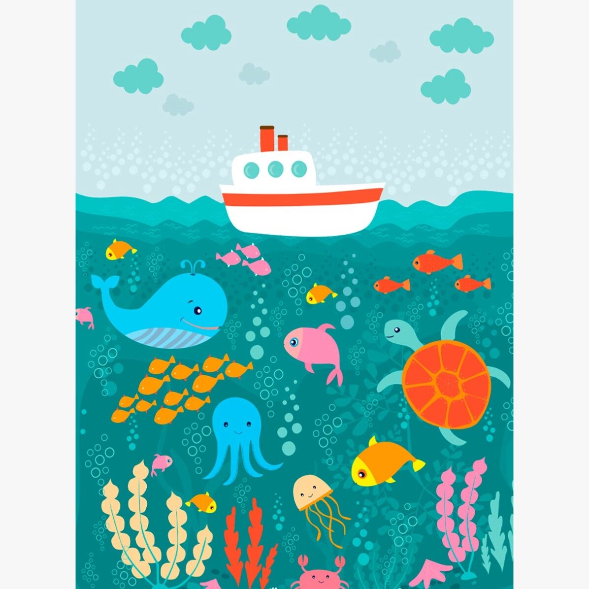 Cartel «Los amigos del mar»