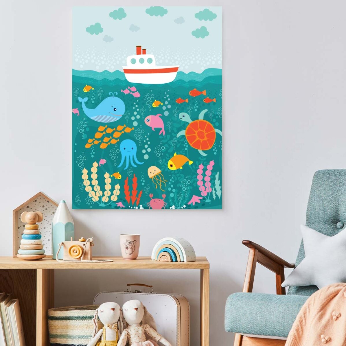 Cartel «Los amigos del mar»