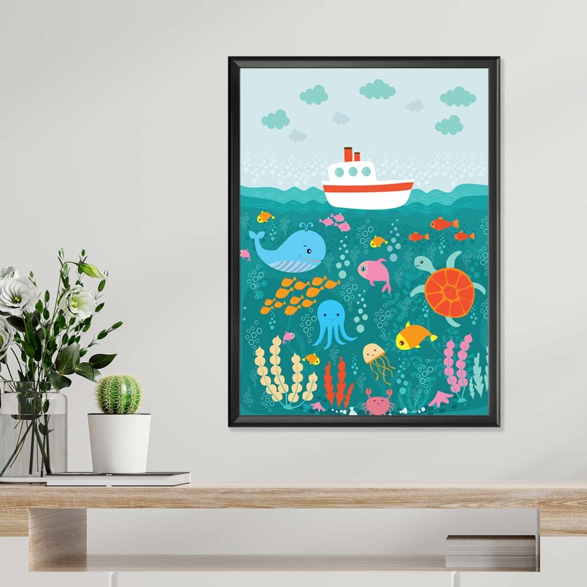 Cartel «Los amigos del mar»