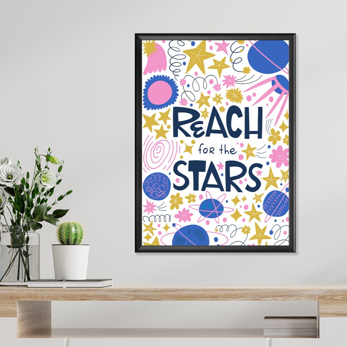 Cartel «Reach for the stars»