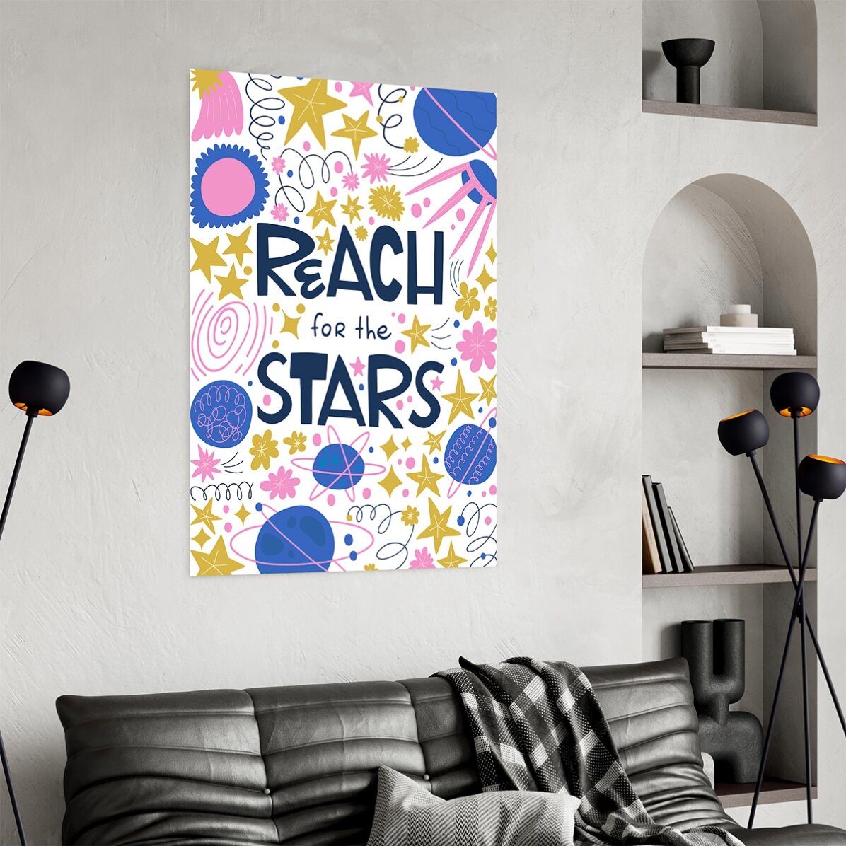 Cartel «Reach for the stars»