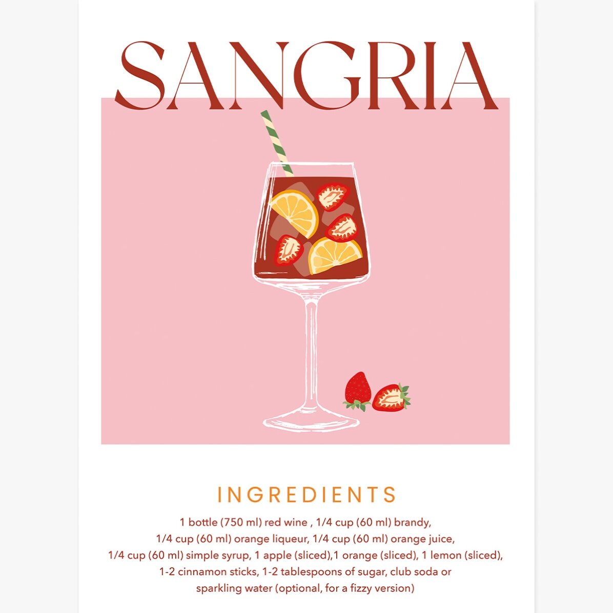 Póster de Sangría
